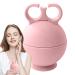 Facial ice shape face ice shape |Silicone ice cream shape for the face ice cream facial shape spherical face-ice shape scooter for face women reusable cold cool feeling for men pink