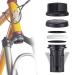 BSSOK Airtag bike holder hidden for fork anti-theft protection Air day bike holder-waterproof for MTB spring fork with an inner diameter of 18-30mm (Airtag not included in the scope of delivery)