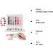 Nail Display Book C9: 120 Gel Nail Polish Samples | Nail Colour Swatch Board for Technicians - No Glue Required - Buy Online on GoSupps.com