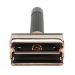 Double Edge Metal Safety Razor Handle - Reusable Grip Manual Shaver for Men & Women - Durable & Stylish Black - Buy Online on GoSupps.com