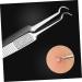 Mikinona Blackhead Removal Tool 3pcs Clip Remover Pimple Pimple Tool Blackhead Tweezers Tool Hair Popper Comedone Extractor Kit - Buy Online on GoSupps.com
