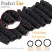Queentas 5 Pack 10-Inch Short Curls Braids Extensions for Women - Afro Crochet Toni Curls Braid (6mm) Hair Extensions in Black - Buy Online on GoSupps.com