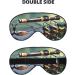 Fishing Rod Print Double-Sided Eye Mask Soft and Light Blocking for Enhancing Sleep Quality - Buy Online on GoSupps.com