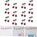 HOMSFOU 3pcs Bayberry Ball String Ornament Banner Garland Christmas Strawberry Room Decor Artificial Fruit Garland Christmas Mantle Fireplace Birthday Party Supplies Cherry Cotton Thread - Buy Online on GoSupps.com