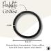 Reskthetic Hair Ties - 24 Pack 4mm Eco-Friendly & Odorless No Metal Durable for Girls Women & Men - Black - Buy Online on GoSupps.com
