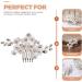 Housoutil Bridal Comb Wedding Hair Comb Hair Accessories for Girls Flower Hair Clip Wedding Ceremony Decorations Tiara White Pearl Bride Flower Head Color-preserving Copper Wire - Buy Online on GoSupps.com