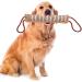 Hyrew FANTESI Dog Tug Toy - Interactive Jute Bite Pillow for Medium to Large Dogs - Buy Online on GoSupps.com