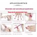 Noapasa French Short Press On Nails Square Fake Nail with Nail Glue Reusable Semi-Transparent Stick On Nails 24PCS (Pink) - Buy Online on GoSupps.com