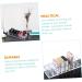 STOBAZA Acrylic Display Risers Acrylic Eyeshadow Organizer Storage Holder Makeup Box Lip Gloss 25x9cm Transparent Color - Buy Online on GoSupps.com