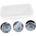 CAXUSD Box Fresh-Keeping Egg Bag Fridge Deviled Egg Tray with Lid Refrigerator Egg Container Food Egg Rack White 27.5x13cm - Buy Online on GoSupps.com