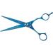 Master Grooming Tools 5200 Blue Titan Scissors | High-Performance 6.5 Straight Dog Grooming Scissors - 16.5 cm - Buy Online on GoSupps.com