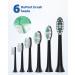 Operan Electric Toothbrush for Adults and Kids - High Power Sonic Rechargeable Toothbrush with Smart Timer, 5 Modes, 6 Brush Heads - 40,000 VPM Motor - 6 Hours Fast Charge - 100 Days Battery Life - Black - Buy Online on GoSupps.com