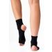 Dresp Yoga Socks | Anti-Slip Dance & Sport Stulps | Toe-Free Warm Cotton Mix | Elegant Black | Size 36-38 - Buy Online on GoSupps.com