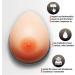 ALKANI Silicone Breast Inserts - Clear Breast Enhancer Pads for Mastectomy Weddings & Bikinis | Natural Color Size KK - Buy Online on GoSupps.com