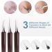 15 PCS Pimple Popper Tool Kit | Blackhead Remover & Acne Extractor Set with Metal Case - Buy Online on GoSupps.com