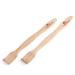GroupB Wood Tongue Cleaner Organic Handmade Tongue Scraper Stick Made from Neem Wood for Deep Oral Care Reduces Mouth Odor and Gives Fresh Breath - Pack of 2