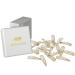 HAARallerliebst hair clips (20 pieces | beige | 3.9 cm) including box for storage (box color: white)