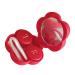Solustrie 1 set of colored contact lenses contact lens container contact lenses case contact case holder holder for lentil container carrier for cosmetic lenses carrier for eye contact lenses red