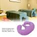 Beauty Salon Breast Support Pillow - Professional Portable Chest Cushion for SPA Massage - Polyester Hollow Pillow for Nap - Travel Sleeping Aid (Purple) - Buy Online on GoSupps.com