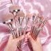 COSHINE Pro Gold Rush 9pcs Oval Makeup Brushes Set for Foundation, Powder, Concealer, Cheek, and Eye Shadows - Buy Online on GoSupps.com