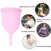 Menstrual Cup Reusable Silicone Female Menstruation Cup Safety for Menstrual Lady soft menstrual period in silicone for feminine menstrual hygiene Menstrual Cups Feminine Hygiene Product (L-Pink) - Buy Online on GoSupps.com