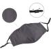 NU R Reusable Face Mask in 5 Layer Washable Durable Protection Mask with Inserted Nose Clip Protection Mask for Daily Use Grey - Buy Online on GoSupps.com