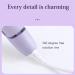 Romantic French Egg Curling Iron Egg-Roll Hairstyle Water Ripple V-Shaped Fast Heating Adjustable Temperature Hair Curler Crimper Styling Tools & Appliances with Multifunctions (Purple) - Buy Online on GoSupps.com