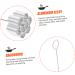 LABRIMP Fried Snack Mold Aluminum Fried Waffle Reusable Mold with Timbale Baking Ring Gadget Funnel Tool Multi-Holes Dough - Buy Online on GoSupps.com