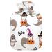 Sweet Otter Halloween hot water bottle with reference hot water bottles for pain relief water heating pillow heating bags for headache back pain 1l