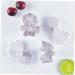 Zerodeko 16 Pcs Cake Spring Form White Outfit Cupcake Cookie Press White Cookie Mold Christmas Baking Tools 7.4X6.7X4CMx2pcs Whitex2pcs - Buy Online on GoSupps.com