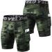 Lixada Men's Performance Sports Baselayer Shorts - Cool Dry Tights for Active Workouts - Large Black & Black Camouflage & Green Camouflage - Buy Online on GoSupps.com