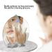 ZJchao Anti Fog Shower Mirror  Fogless Round Shape Bathroom Shaving Mirror Fog Free Wall Hanging Mirrors with Suction Frameless Bathroom Shaving Mirror for Men and Women Home Traveling - Buy Online on GoSupps.com