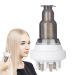 Hair oil applicator |Portable hair oil applicator bottle stainless steel-roller-head-fluid brush for essential oil scalp massager for the head leryveo white