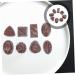 ifundom 16 Pcs Simulation Chocolate Maker Desktop Decor Small Multi-function Chocolate Model Wrappers Charms Candy Photo Cookies Chocolate Art Charms Fake Food Props Taste Pvc Truffle 3d - Buy Online on GoSupps.com