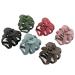 UTENEW Set of 6 Medium Hair Claw Clips No-Slip Grip Octopus Jaw Clips Matte Thick Hair Clips  Women Girl Daily Hairstyle Accessories 6-color