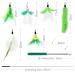 Songway Interactive Cat Toys Set with Retractable Feather Sticks & Replacement Springs | Perfect Cat Toys for Playtime - Green - Buy Online on GoSupps.com
