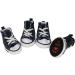 URBEST 4 Pcs Pet Dog Puppy Canvas Sport Shoes, Sneaker Boots, Outdoor Nonslip Causal Shoes (8#, Blue) 8# Blue