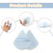 14 Pcs Triangle Powder Puff Makeup Setting Powder Sponge for Face and Body Washable and Reusable Beauty Blender Velour Cosmetic Tools for Foundation Eyes Cream Blush - Buy Online on GoSupps.com