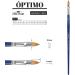 Escoda Optimo Series Kolinsky Filbert Paint Brush - Size 6 | Long Handle for Oil & Acrylic Artists - Buy Online on GoSupps.com