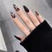 24 Pcs Halloween Nails Press on Nails for Women Artificial Fake Nail Tips Trim Easily Stylish Design Pattern Nail Tips for Halloween Party Christmas #1 - Buy Online on GoSupps.com