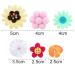 50 Pcs Cute Flower Elastic Hair Ties for Girls - Multicolor Candy Toddler Scrunchies - Soft Ponytail Holders by Zifengcer - Buy Online on GoSupps.com