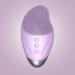 Cleansing Facial Brush | Soft Silicone Electric Exfoliator Rechargeable Waterproof Vibrating Simple Skin Care Tools for Deep Cleansing Exfoliation & Enhances Absorption Purple (English) - Buy Online on GoSupps.com