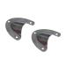 Amarine Made Stainless Steel Cable Cover,Boat Transducer Wiring Cover,Clamshell Vent Wire Cover Clam Shell Vent for Boat 1-3/4" 2pcs