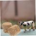 ABOOFAN 12Pcs Mini Hay Bale Decoration Straw Bale Ornament - Small Nativity Stable Dollhouse Miniature Haystack - Buy Online on GoSupps.com