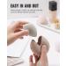 FERYES 2 PCS Makeup Sponge Holder - Silicone Beauty Blender Case for Travel | Khaki & Brown - Buy Online on GoSupps.com