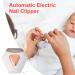 Electric Nail Trimmer - Rechargeable Fingernail File Automatic Nail File | Electric Automatic Nail Safety Trimmer with Nail Clip Storage 2-in-1 Nail Cutter and Polisher for Kids Adults 1pc White - Buy Online on GoSupps.com