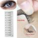 10pcs Mini Clear Waterproof False Eyelash Adhesive - Individual Lash Extension Glue Cosmetic Tool - Buy Online on GoSupps.com