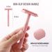 Double Blade Razor for Men & Women | Metal Single Blade Razor with 10 Pink Blades - Smooth Shaving Experience - Buy Online on GoSupps.com