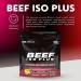 Out Angled Beef Iso Plus Isolate Protein 900g - Strawberry Lime Flavor - Buy Online on GoSupps.com