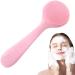 Silicone Face Wash Brush | Silicone Face Skin Scrubbers Scrub Pad - Soft Silicone Facial Cleansing Brush Skin Friendly Waterproof Face Cleaning Scrubber Pink - Buy Online on GoSupps.com